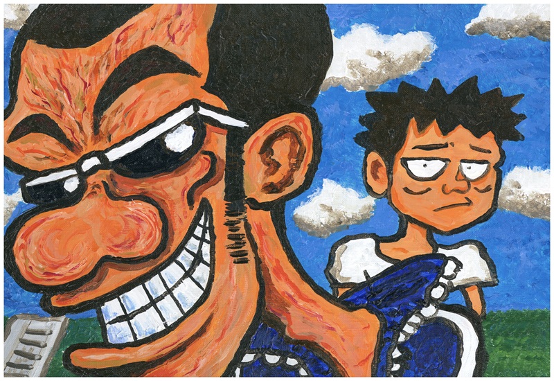 江戸川ハートブレーカーズ　キャンバス画｜須田信太郎